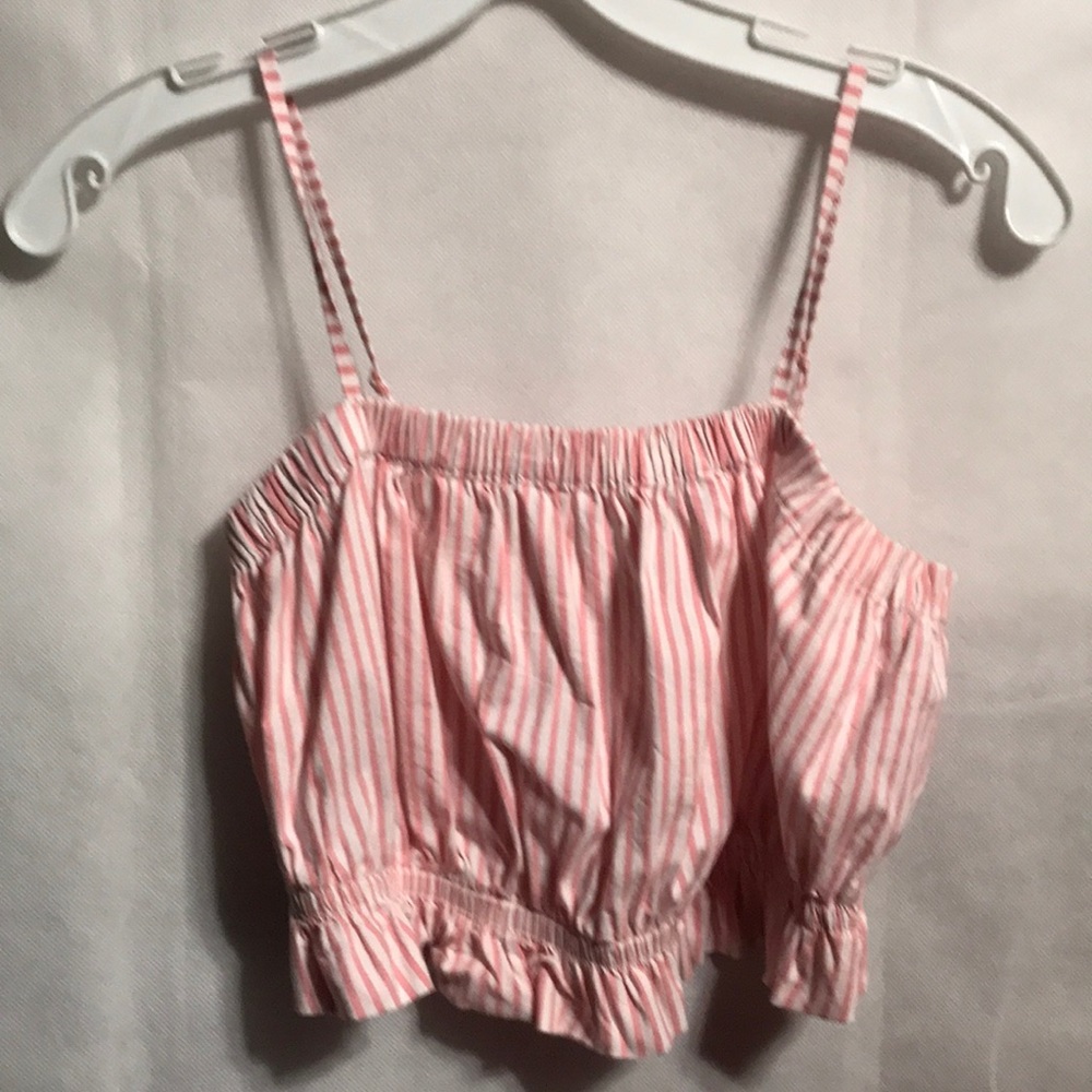 ❤️Inch blue crop top.  659S